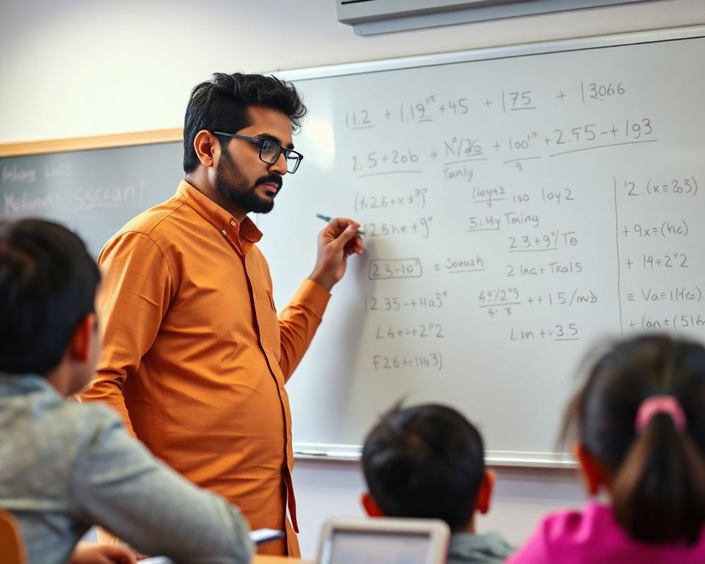 Mentor teaching math